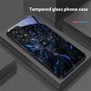 Компьютерный элемент для Samsung Galaxy S10 20 Plus 21 FE 22 23 24 FE 25 Ultra Черный Чехол для телефона из закаленного стекла Жесткий чехол