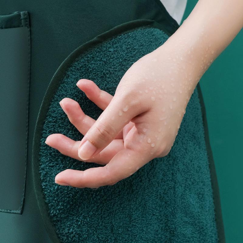 Кухонный фартук для приготовления пищи для мужчин и женщин, водонепроницаемый, для взрослых, модный кофейный комбинезон, фартук, кухонные принадлежности