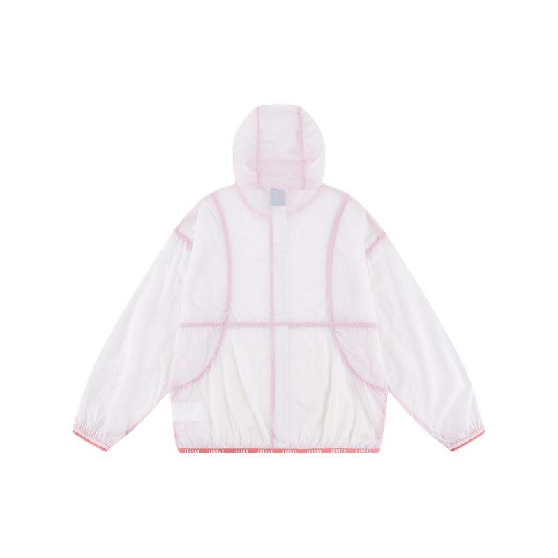 Jordan Куртка Легкая Тканая Удобная Простая Длинный Рукав Детские куртки Белая II3556-100