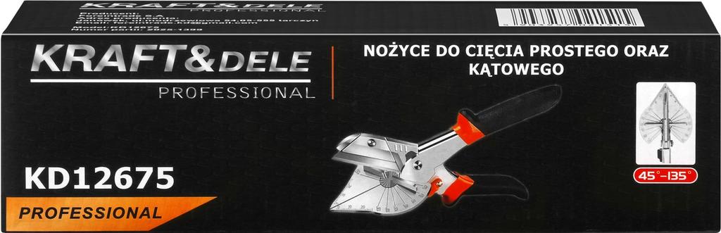 KD12675 straight and angle cutting shears
