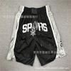Mens Basketball Shorts San Antonio Spurs Retro Style Pocket Casual Sportswear