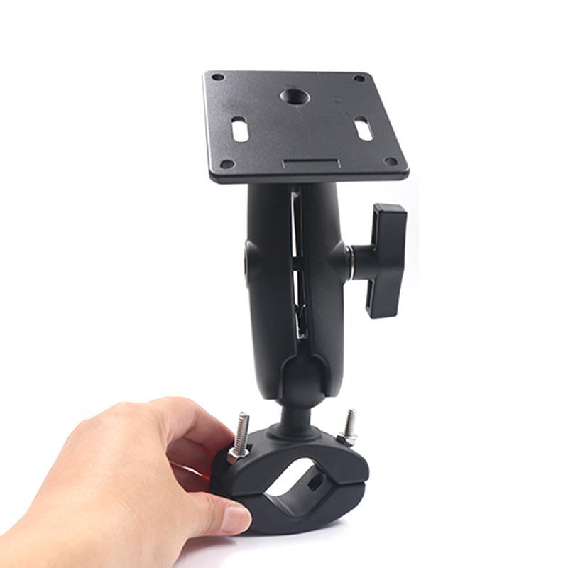 1.5'' C Sizes of Forklift GPS Tablet Ball Mount with 30mm-51mm Diameter Round or Straight Shape Pipe