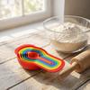 Nestable Measuring Cups & Spoons 6Pcs Set, Stackable Kitchen Measuring Tools, Multi-Purpose Kitchen Gadgets, Cooking, Meal Prep