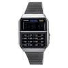 Vintage Digital Calculator Stainless Steel Quartz CA-500WEGG-1B Men's Watch