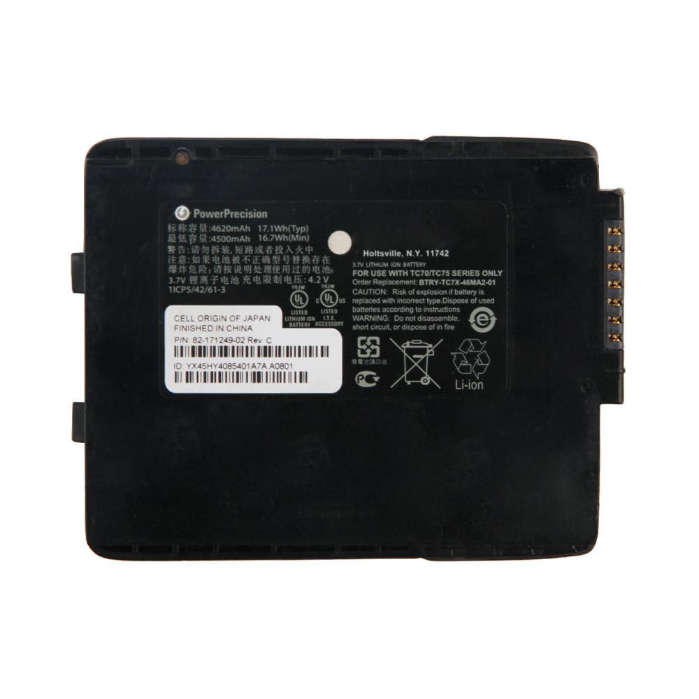 Replacement Battery 82-171249-02 82-171249-01 For ZEBRA TC70 TC75 Symbol Scanner Battery Battery 4620mAh