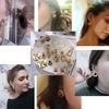 Модные женские серьги-капли в стиле ретро, ​​большие геометрические стильные золотые металлические