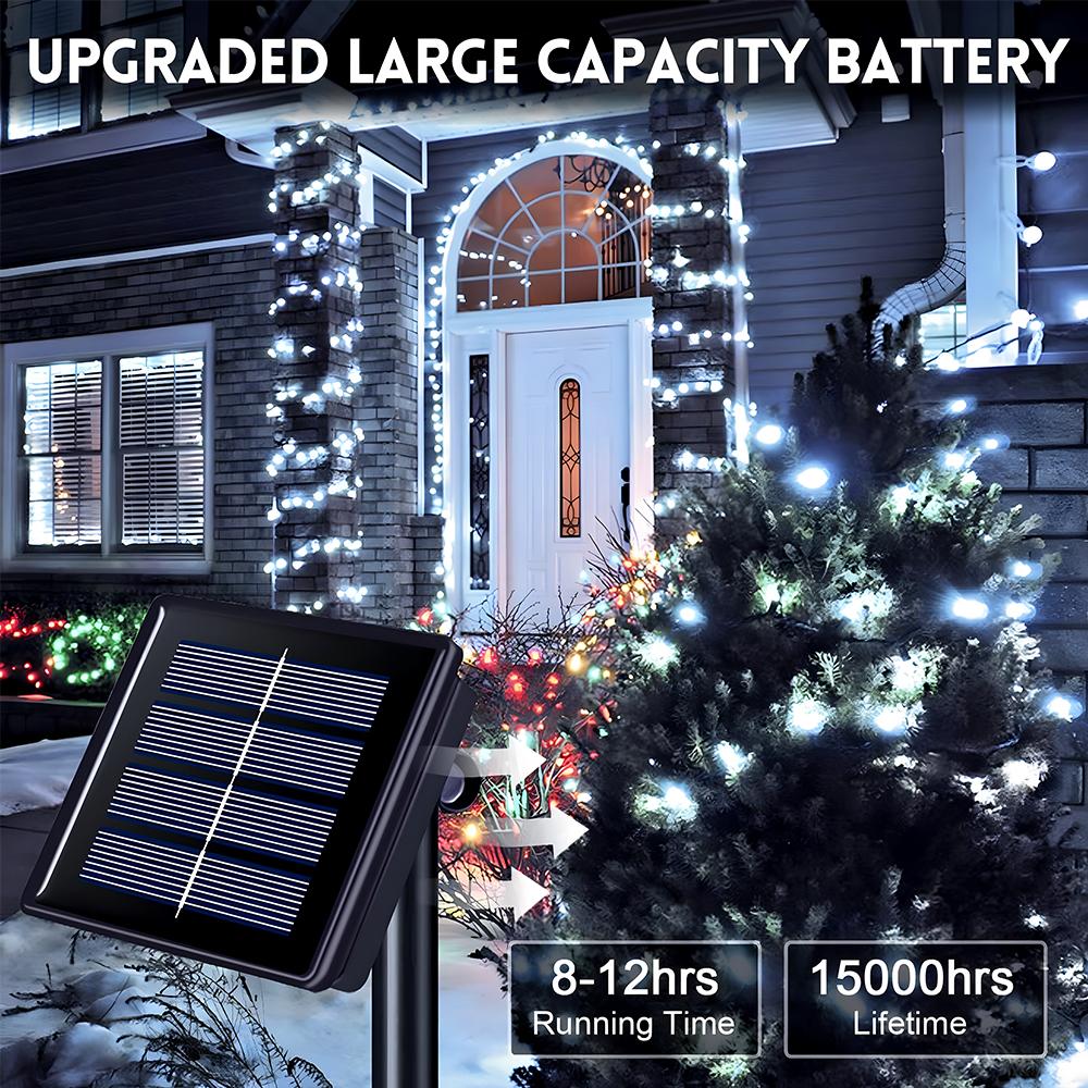 Led Solar String Lights 7m 5m RGB Warm White Solar Fairy String Lights Waterproof Garden Patio Wedding Party Decoration