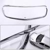 For Mercedes Benz GLC X253 2016-2019 ABS Silver Car Front Center Grille Surround Grill Frame Cover Trim Exterior Car Accessories