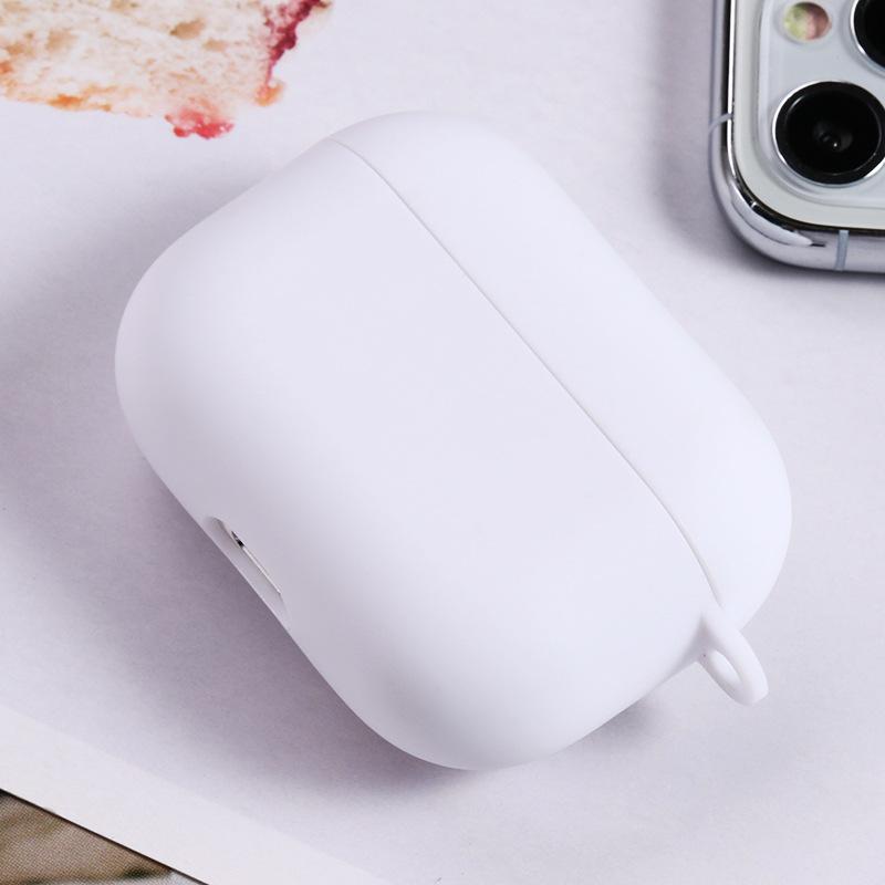 Матовый ТПУ черный материал белый для Apple Bluetooth AirPods 1 / 2 поколения pro3 поколения чехол для наушников мягкая крышка