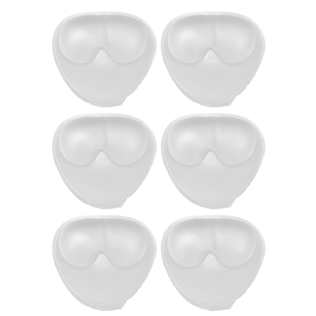 3 пары липких подушечек для бюстгальтера, прочные водонепроницаемые силиконовые подушечки для бюстгальтера без бретелек, вставки для купальников