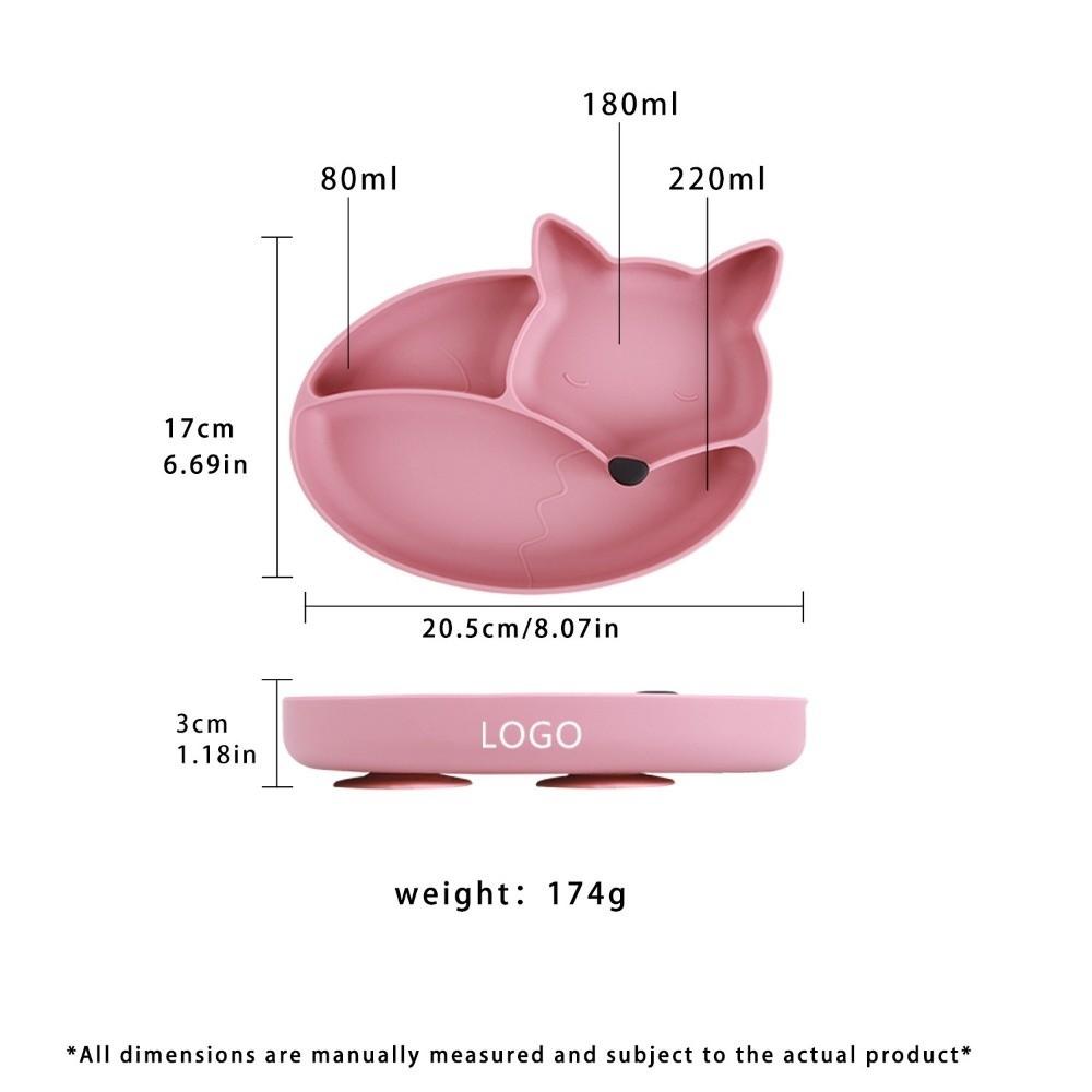 Food Grade Baby Bowls Silicone Baby Plates Premium Grip Dish for Toddler
