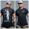 Brothers in Arms Acta Non Verba Military Tactics TShirt Cotton Graphic Tee Unisex Unisex Summer Streetwear