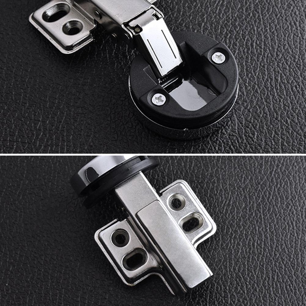 Glass Door Hinge Hydraulic Buffer Kitchen Cupboard Glass Door Damper Hinges Home Wine Cabinet Furniture Hardware Round