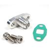 Фланец слива масла 10AN для турбокомпрессоров Borg Warner S200 S300 S400 S500 S200-SXE Алюминиевый