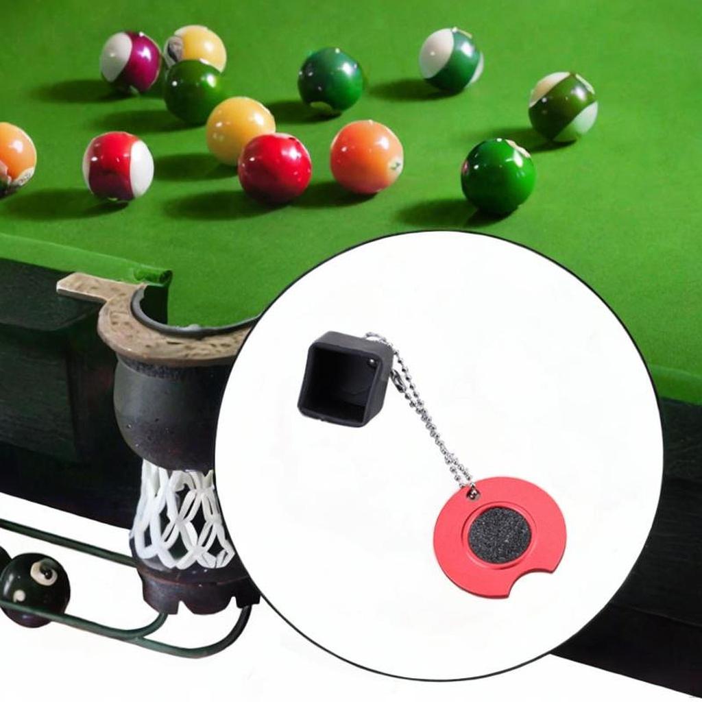 Billiard Chalk Storage Holder with Cue Shaper Billiards Care Tools Wearproof Clip for Pool