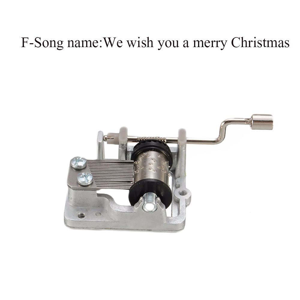 Подарок на день рождения, Рождество для детей, Механическая музыкальная шкатулка с ручным приводом, Рождественская песня, Декор, Коллекционные предметы