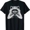 НОВЫЙ ОГРАНИЧЕННЫЙ Loves Забавный Енот Животное Для Идеи Футболка S 3XL
