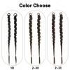 MISS WIG Synthetic Elastic Long Braided Ponytail Extensions Hair Extensions Elegant For Daily Use Hair Accessories