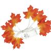Waterproof Maple Leaf LED String Light Backyard Courtyard Bedroom Strip Lamp Garland Christmas Thanks-giving Decoration