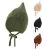 Baby Hat Warm and Fashionable Toddlers Fetal Cap Breathable Infants Bonnet with Chin Strap Windproof for Spring Fall
