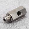 M12x1.5 18 NPT Turbo Oil Pressure Sensor Tee Adapter Stainless Steel Car Accessories