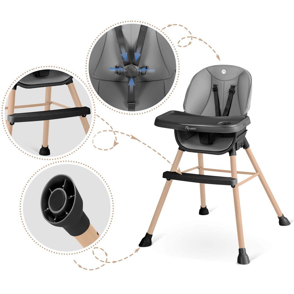 Nukido Tilo High Chair, &