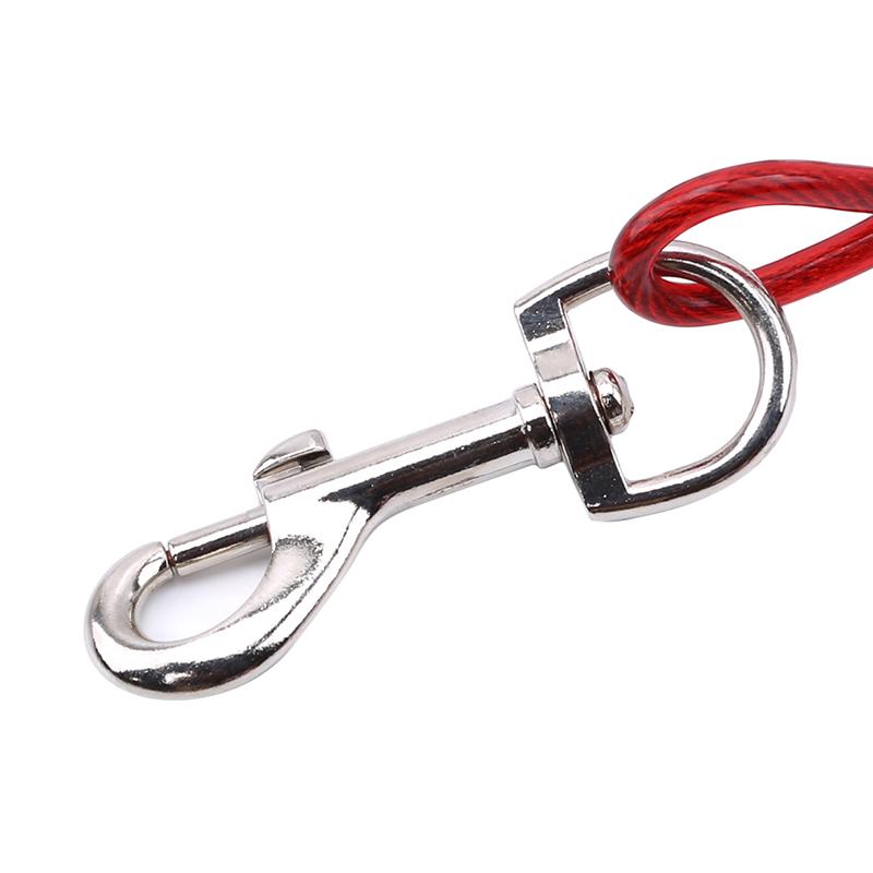 5 мм*3 м стальная проволока удлиненная проволочная собачья веревка цепь для собак товары для домашних животных для тягового каната для собак