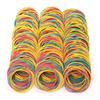 100PCS/Lot Colorful Yellow Elastic Rubber Bands School Office Home Industrial Ring Stretchable Paper Package Holder Rubber Band