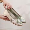 [Flower Art] Женские туфли-чонсам весна/лето 2024 года — элегантные, удобные, в национальном стиле