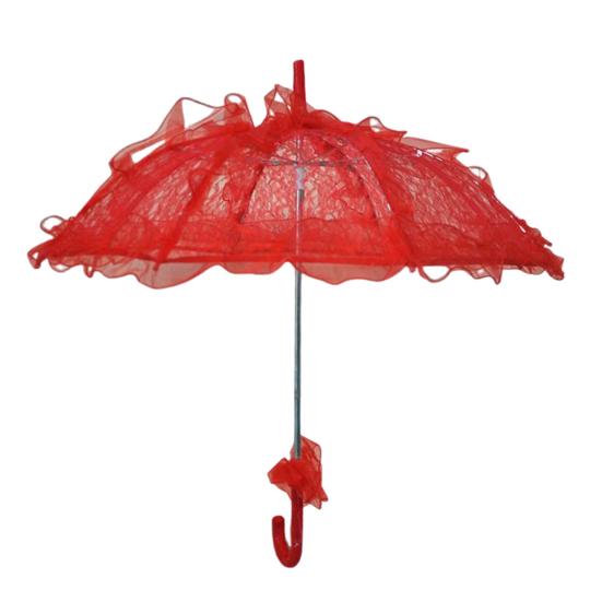 Винтажный кружевной вышитый зонт с длинной ручкой, легкий декоративный зонт для свадебной вечеринки, танцевального представления, зонт для фотосъемки