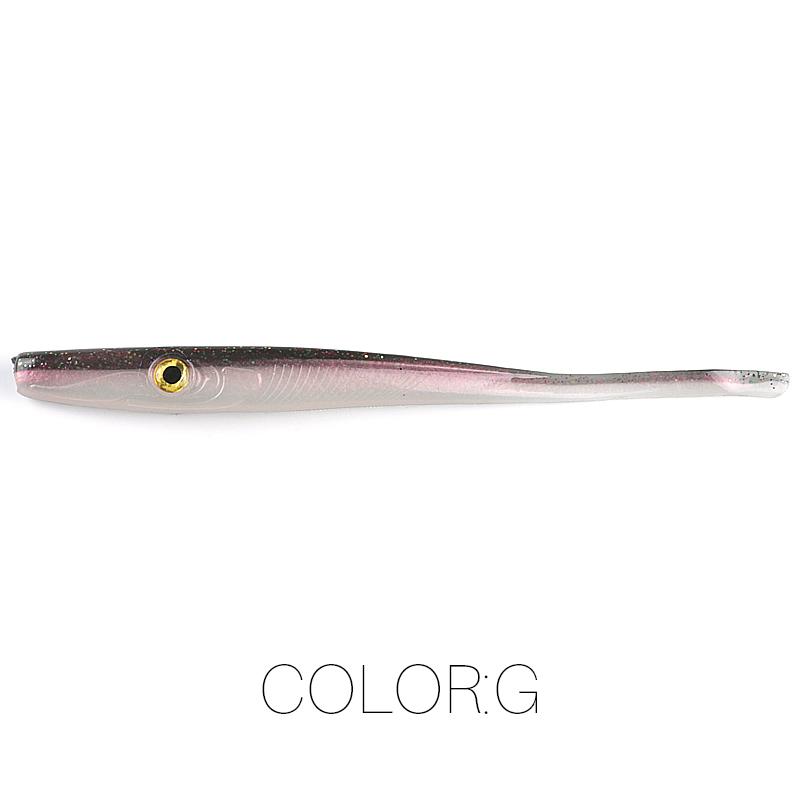 Суперконтинент Crazy Slug 185 мм/3 шт. 125 мм/6 шт. Мягкая рыболовная приманка Окунь Искусственная приманка Силиконовый червь Шэд Угорь Игла-рыба