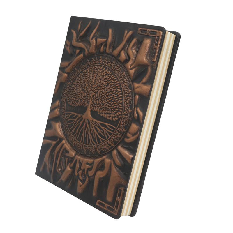 Ретро Блокнот A6 Notebook ПУ Креативный тисненый Дневник Руководство Корейская Канцелярия Студентский школьный офисный книга для записей 13.7x10x2см