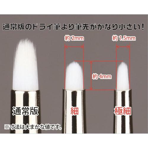 GodHand Kamifude Dry Brush with Cap, Thin, Blue (GH-BRSP-DH)