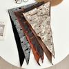 Silk Scarf New Fashion Scarf Scarf Scarf Neck Cotton and Linen Scarf Double-sided Cashew Flower Bag Headscarf Headband Triangle Scarf Waist Tie