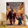 Disney Diamond Painting Kit Santa Stitch Hand Embroidery 5D DIY Diamond Art Home Decor Creative Handicrafts Christmas Snow Decorations