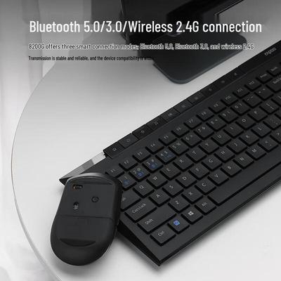 Беспроводной многорежимный Bluetooth-комбо клавиатура и мышь Rapoo 8200G