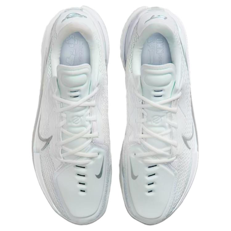 Nike Эйр Зум GT. Кроссовки для баскетбола Cut 1 Унисекс Белые Азиатская версия Повседневные CZ0176-102