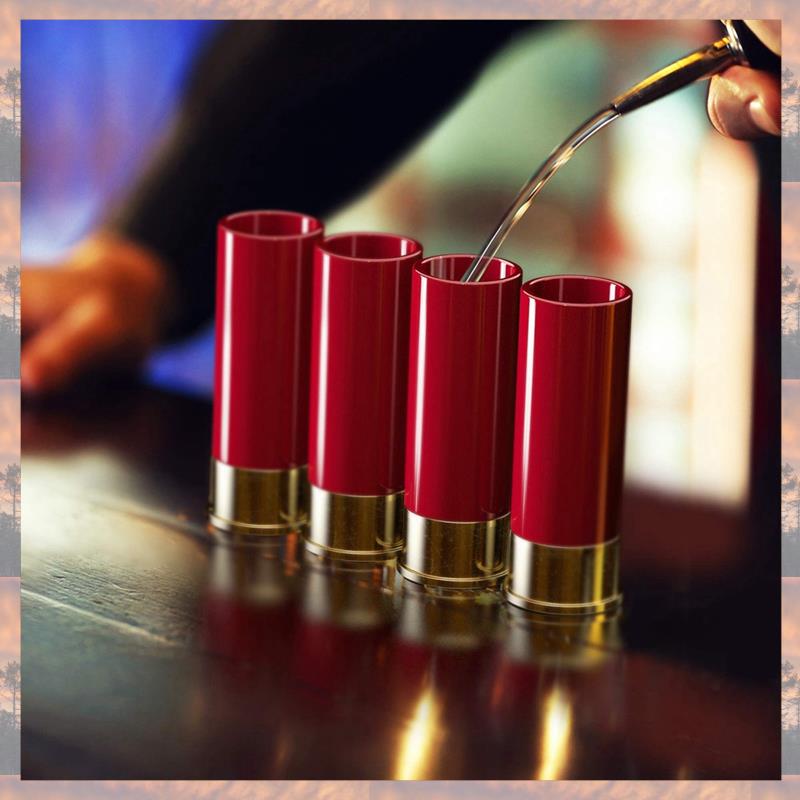 Тренд 2025 4 шт. 12 калибр рюмки для текилы Прочные Легкие в использовании 9,2 X 3,2 X 3,6 см