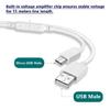 Сверхдлинный USB-кабель для зарядки Micro USB для камеры Длинный кабель-зарядное устройство