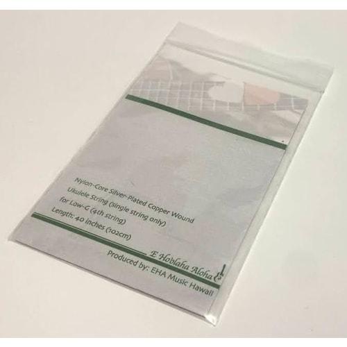 Manoa Origin Low-G Single Silver Wound Ukulele Strings, EHA-CFWoundOnly