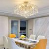 New Modern Golden Crystal Ceiling Chandelier Bedroom Living Room Dining Kitchen Crystal Ceiling Light Fixture Room Decoration