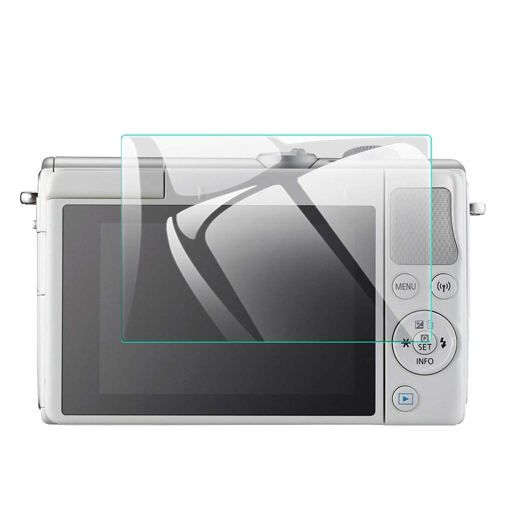 Защитное стекло для экрана камеры EternalStars с твердостью 9H для полного покрытия и совместимое с Canon EOS M6 Mark EOS Kiss EOS EOS и EOS M50