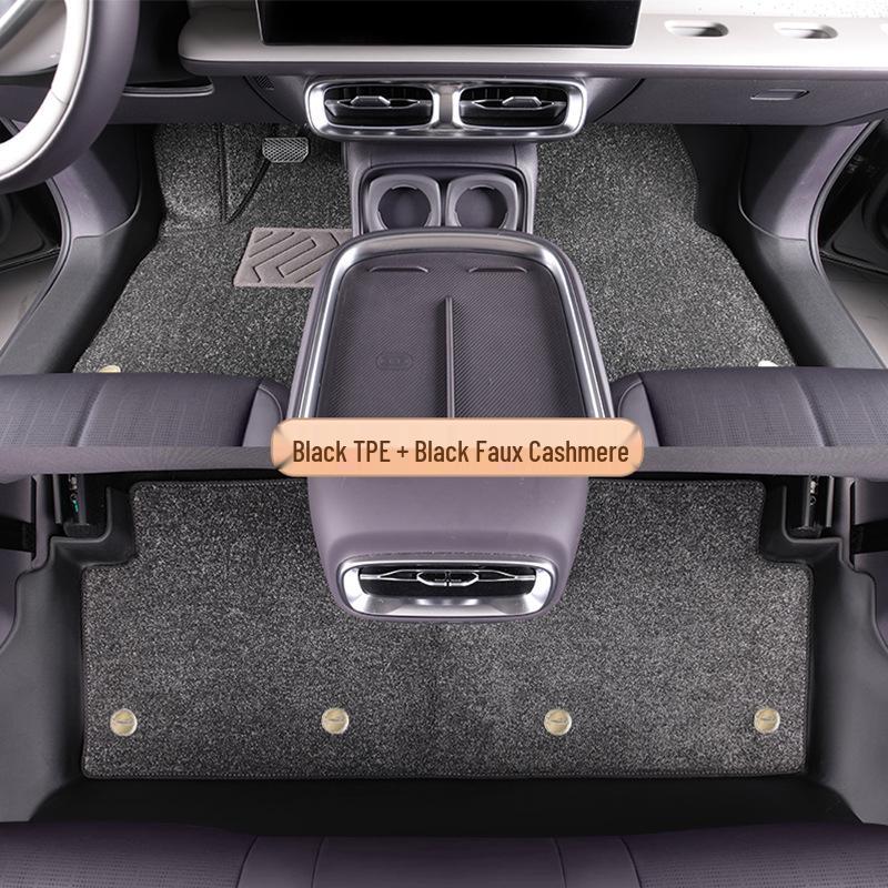 Коврики на пороги и пол Leapmotor C10 из ТПЭ: Модель 25/26, Полное покрытие, Двухслойный, Цвет оригинального автомобиля, Устойчив к грязи и износу.