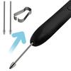 1/2 шт. Наконечники для стилуса для Galaxy Tab S7/S8/S9/S23 Note 20 Титановый сплав Ручка для телефона/планшета с сенсорным экраном Сменные наконечники Аксессуары для стилуса