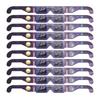 10PCS Solar Eclipse Glasses Paper Solar Eclipse Observation Glasses Safe Shades for Direct Sun