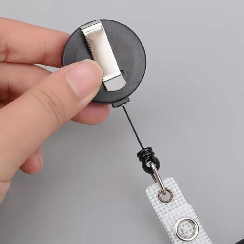 Ланьярды Держатель для бейджа Прозрачный Выдвижной Бейдж-ролик Съемный Держатель для ID-карты Рабочие аксессуары для медсестры Держат ID-карты Рабочие удостоверения Подходят