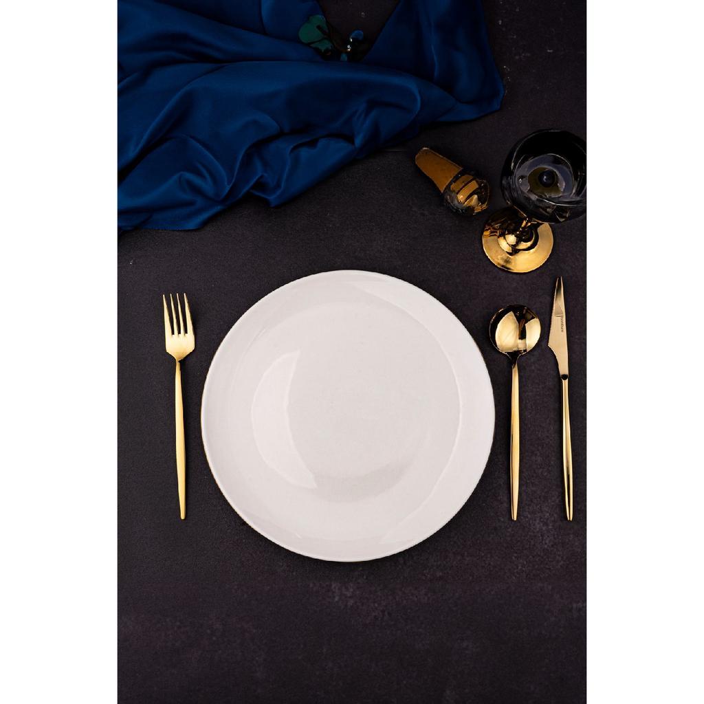 Naz - 24 Piece Dinner Set For 6 Persons White