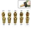 7/12Pcs Brass Collet Micro Drill Self-Tightening Drill Bit Tool Adapt 2-5Mm Bit