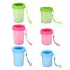 Yousheng Dog Paw Cleaner Cup Portable Dog Paw Cleaning Tool Silicone Paw Cleaner with Soft Bristles for Medium Large Dogs Travel Park Visit
