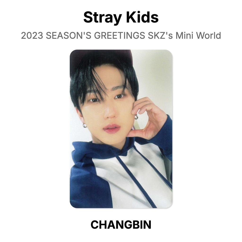 Stray Kids Поздравления с сезоном 2023 года Мини-мир SKZ Официальная фотокарточка